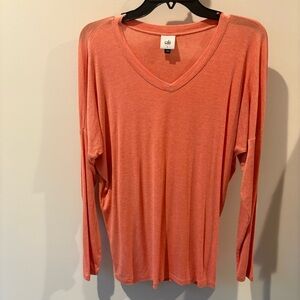 Cabi Heather Coral Serenity Tee - VGUC